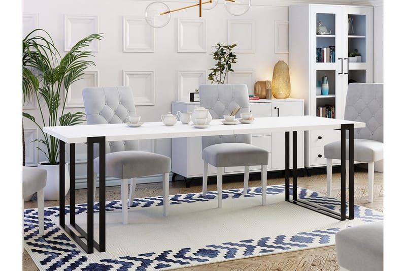 Kintore SpiseBord 80 cm - Hvid - Møbler - Borde - Spisebord og køkkenbord