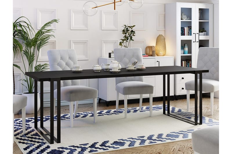 Kintore SpiseBord 80 cm - Sort - Møbler - Borde - Spisebord og køkkenbord