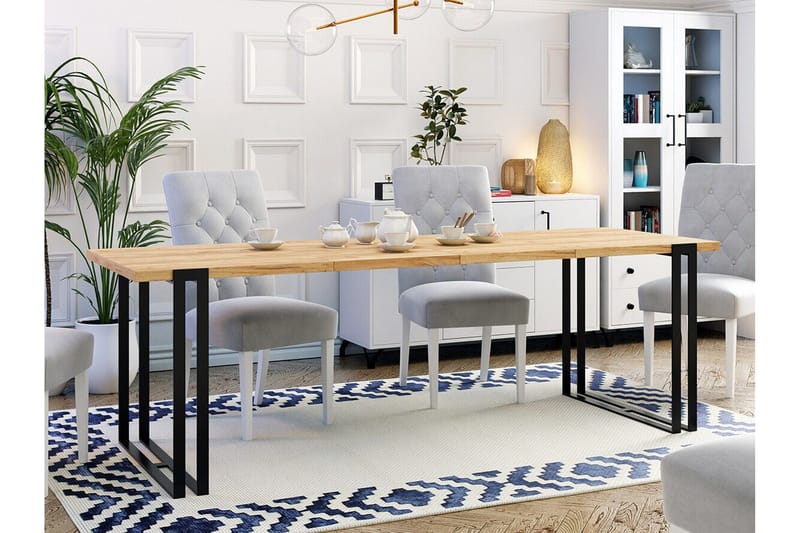 Kintore SpiseBord 80 cm - Sort - Møbler - Borde - Spisebord og køkkenbord