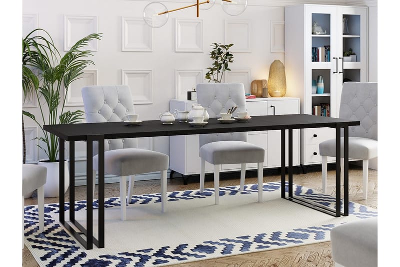 Kintore SpiseBord 80 cm - Sort - Møbler - Borde - Spisebord og køkkenbord