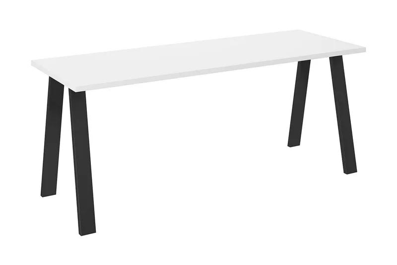 Kleos Spisebord 185 cm - Hvid/Sort - Møbler - Borde - Spisebord og køkkenbord