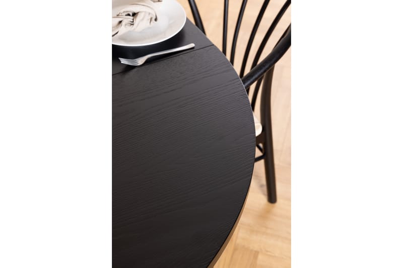 Kolinis Spisebord 120 cm Rund - Sort - Spisebord og køkkenbord
