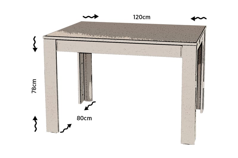 Komfortabelt bord - Eg - Spisebord og køkkenbord