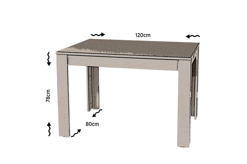 Komfortabelt bord - Eg - Spisebord og køkkenbord