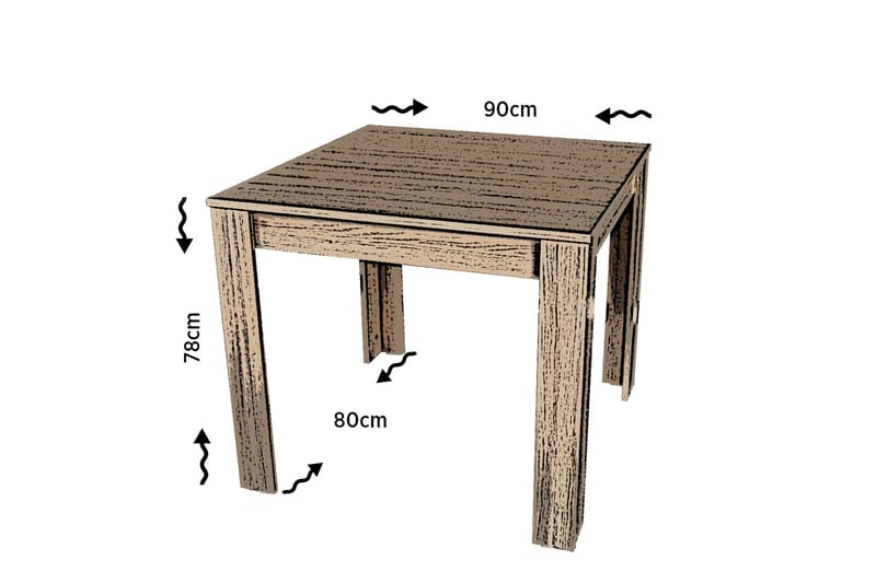 Komfortabelt bord - Eg - Møbler - Borde - Spisebord og køkkenbord