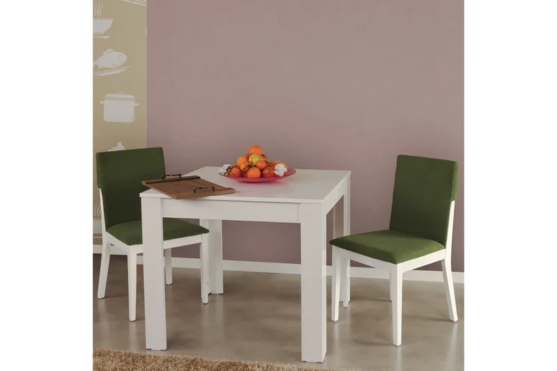 Komfortabelt bord - Hvid - Møbler - Borde - Spisebord og køkkenbord