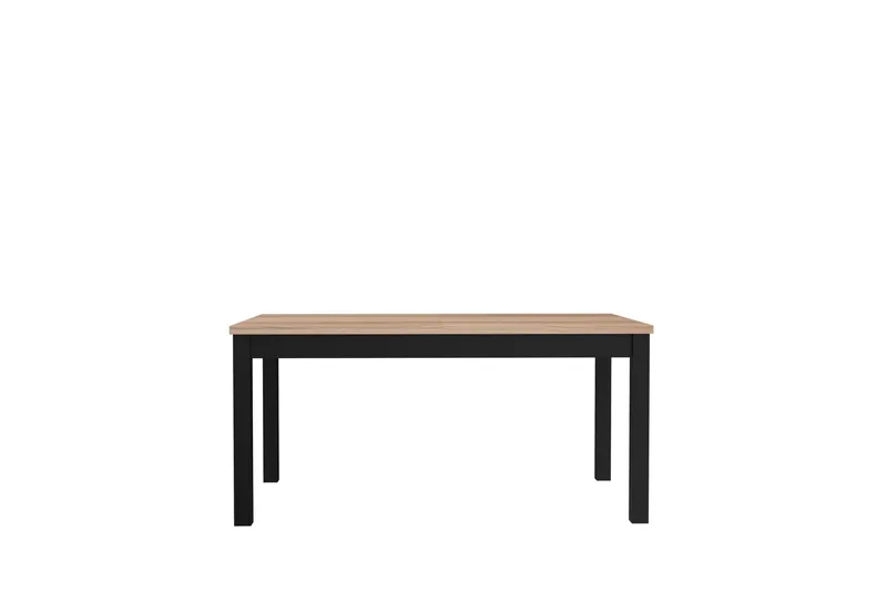 Konitsa Udvideligt Matbord 160 cm - Brun/Sort - Møbler - Borde - Spisebord og køkkenbord