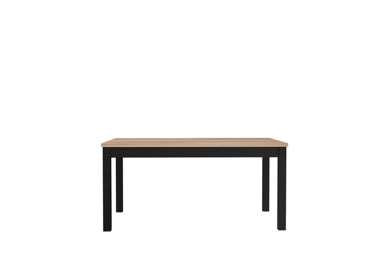 Konitsa Udvideligt Matbord 160 cm - Brun/Sort - Møbler - Borde - Spisebord og køkkenbord