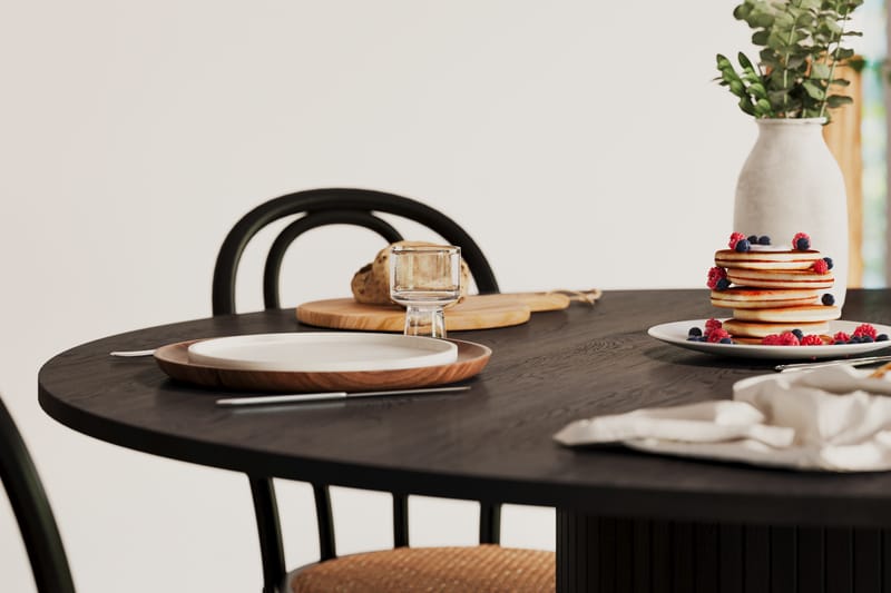 Kopparbo Rundt Spisebord 150 cm - Sort træ - Møbler - Borde - Spisebord og køkkenbord