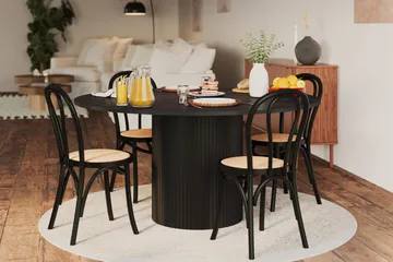 Kopparbo Rundt Spisebord 150 cm - Sortbejdset eg - Møbler - Borde - Spisebord og køkkenbord