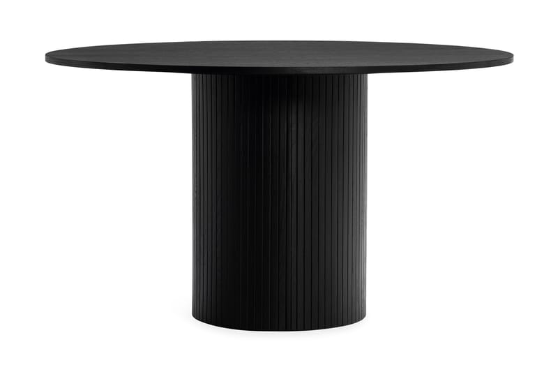 Kopparbo Rundt Spisebord i Træ 130 cm - Sort træ - Møbler - Borde - Spisebord og køkkenbord