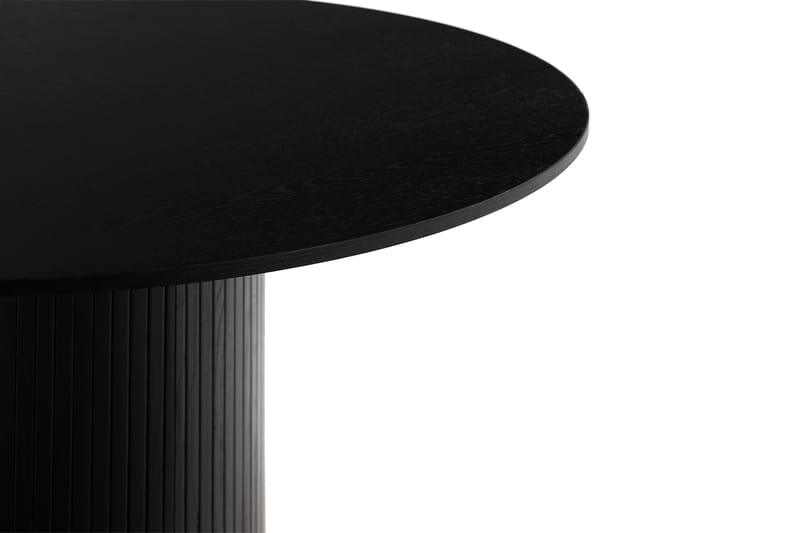 Kopparbo Rundt Spisebord i Træ 130 cm - Sort træ - Møbler - Borde - Spisebord og køkkenbord