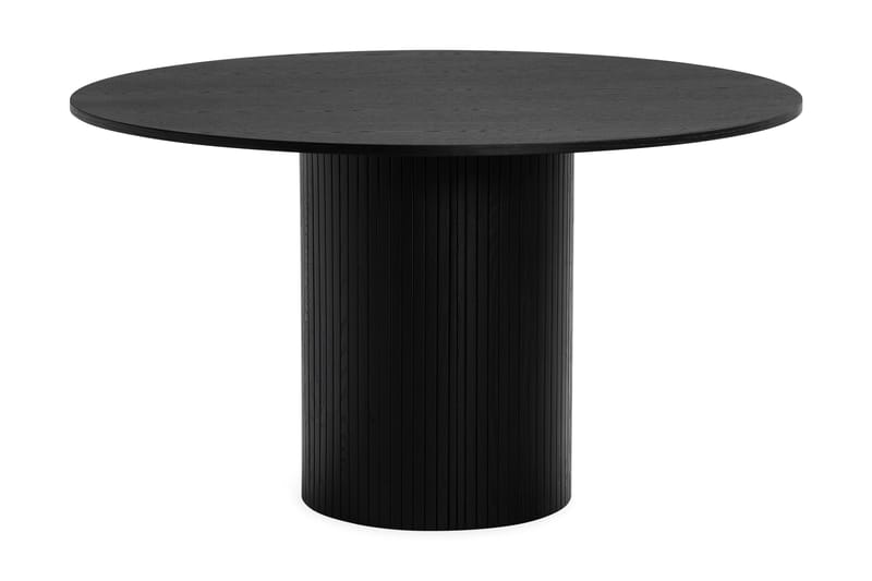 Kopparbo Rundt Spisebord i Træ 130 cm - Sort træ - Møbler - Borde - Spisebord og køkkenbord