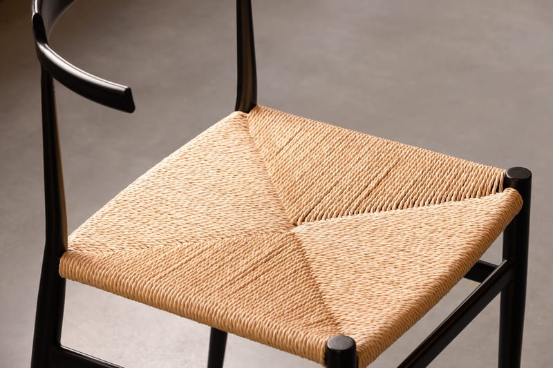 Kopparbo Rundt Spisebord i Træ 130 cm - Sort træ - Møbler - Borde - Spisebord og køkkenbord