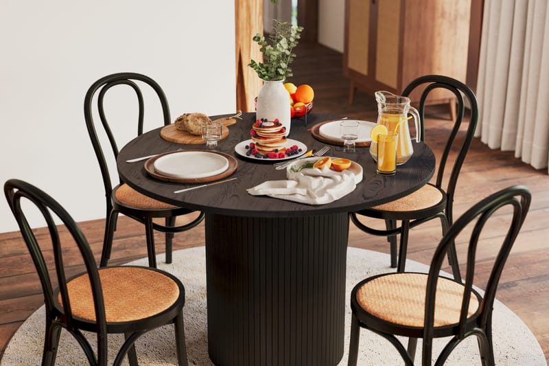 Kopparbo Spisebord 106 cm - Sort træ - Møbler - Borde - Spisebord og køkkenbord