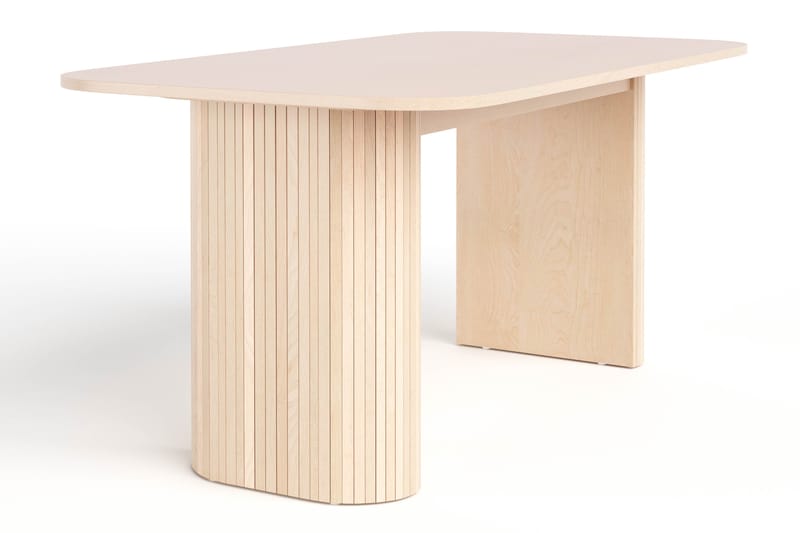 Kopparbo Spisebord 160 cm - Lyst hvidglaseret egetræ - Møbler - Borde - Spisebord og køkkenbord