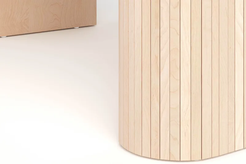 Kopparbo Spisebord 160 cm - Lyst hvidglaseret egetræ - Møbler - Borde - Spisebord og køkkenbord