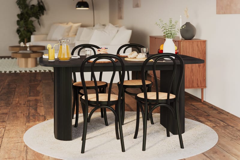 Kopparbo Spisebord 160 cm - Sortbejdset eg - Møbler - Borde - Spisebord og køkkenbord