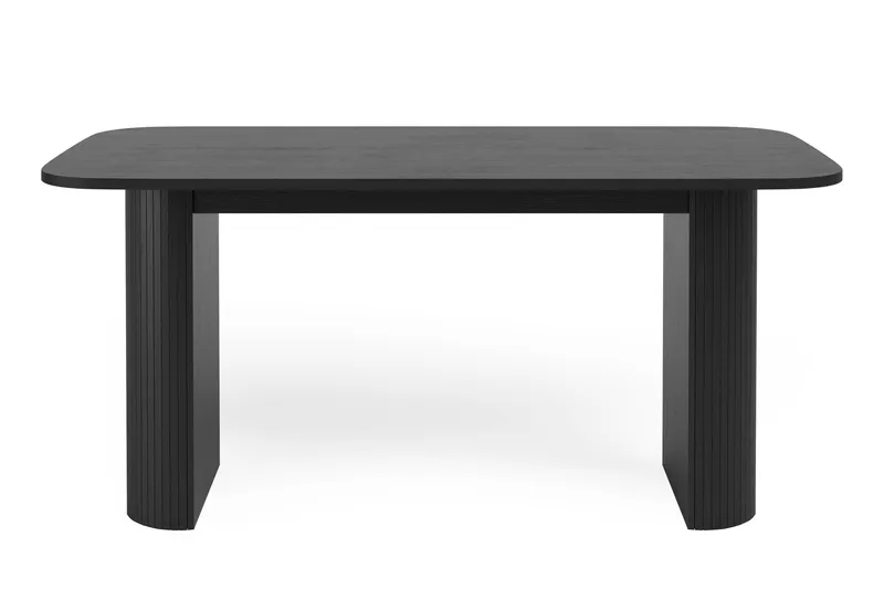 Kopparbo Spisebord 160 cm, Sortbejdset eg