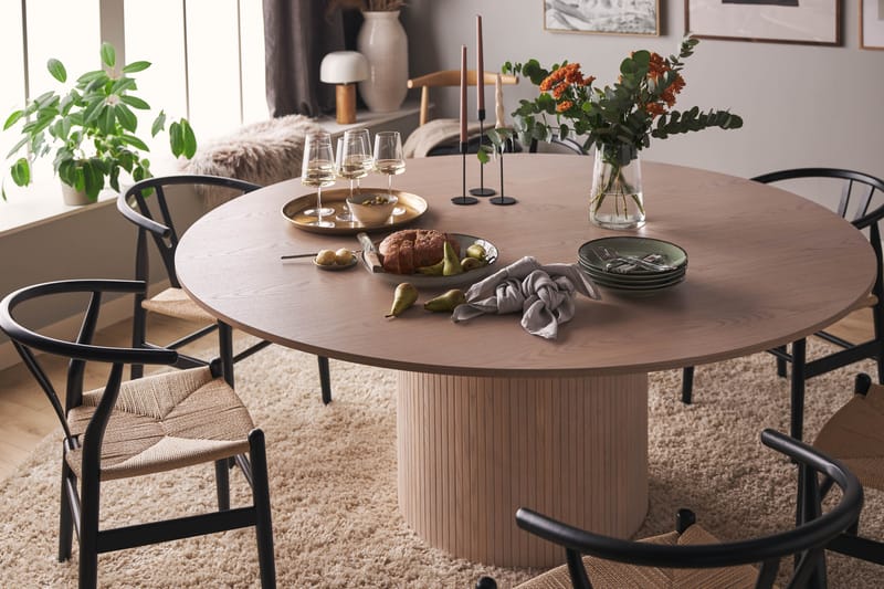 Kopparbo Spisebord 180 cm - Lyst hvidglaseret egetræ - Spisebord og køkkenbord