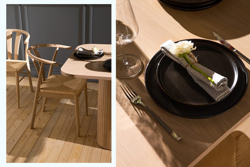 Kopparbo Spisebord 200 cm - Lyst hvidglaseret egetræ - Møbler - Borde - Spisebord og køkkenbord