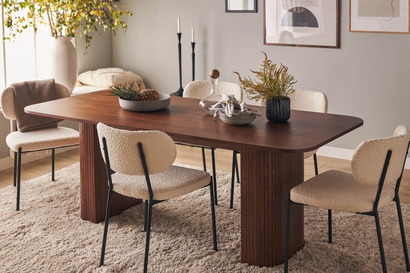 Kopparbo Spisebord 200 cm - Mørkebrunt valnøddetræ - Spisebord og køkkenbord