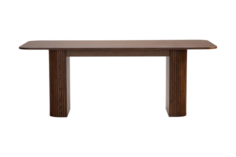 Kopparbo Spisebord 200 cm - Mørkebrunt valnøddetræ - Spisebord og køkkenbord - Semmenfoldeligt bord