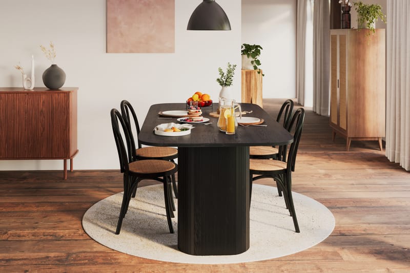 Kopparbo Spisebord 200 cm - Sort træ - Møbler - Borde - Spisebord og køkkenbord