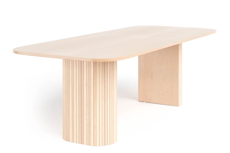 Kopparbo Spisebord 240 cm - Lyst hvidglaseret egetræ - Spisebord og køkkenbord
