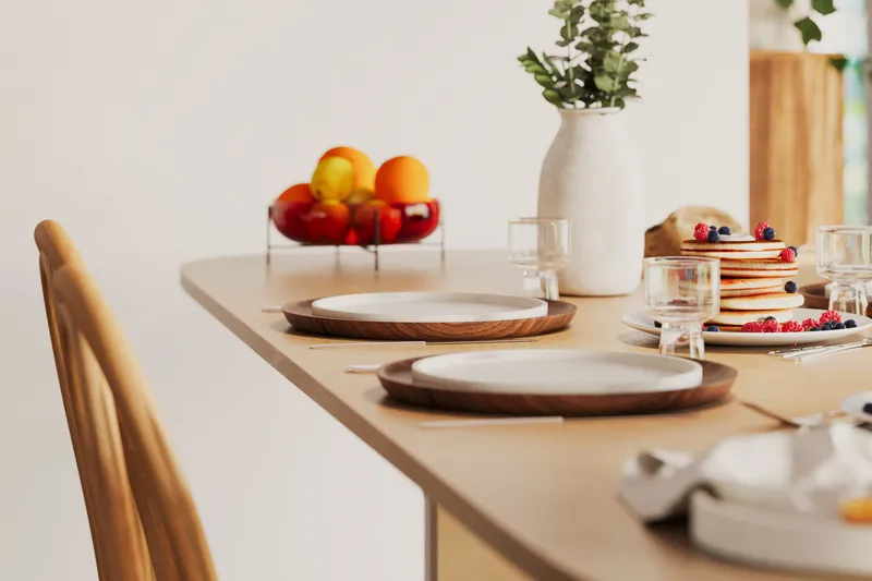 Kopparbo Spisebord 240 cm - Lyst hvidglaseret egetræ - Møbler - Borde - Spisebord og køkkenbord