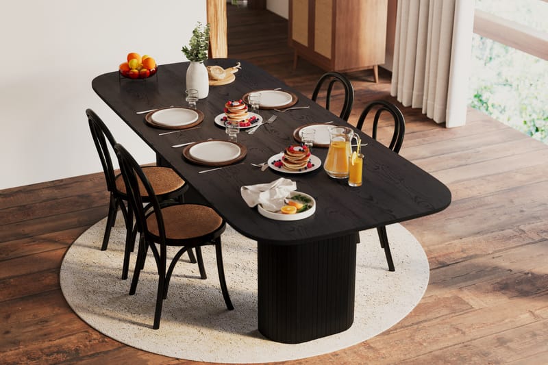 Kopparbo Spisebord 240 cm - Sort træ - Møbler - Borde - Spisebord og køkkenbord