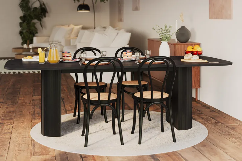 Kopparbo Spisebord 240 cm - Sort træ - Møbler - Borde - Spisebord og køkkenbord