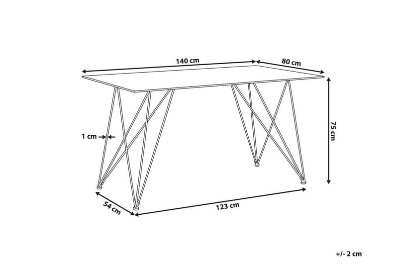 Kreilkamp Spisebord 140x80 cm - Træ / natur - Møbler - Borde - Spisebord og køkkenbord