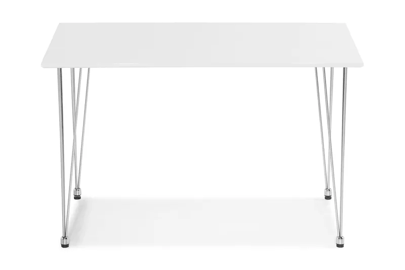 Kronblom Spisebord 120 cm, Hvid