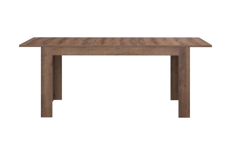 Kulatas Udvideligt Matbord 160 cm - Brun - Spisebord og køkkenbord