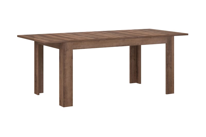 Kulatas Udvideligt Matbord 160 cm - Brun - Møbler - Borde - Spisebord og køkkenbord