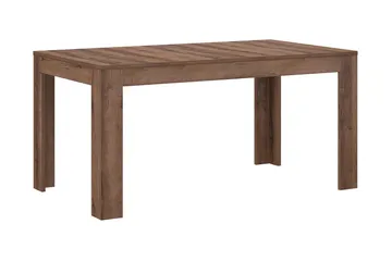Kulatas Udvideligt Matbord 160 cm - Brun - Møbler - Borde - Spisebord og køkkenbord