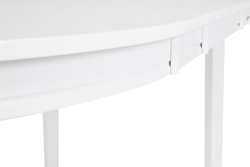 Läckö Spisebord 200 cm Oval - Hvid - Spisebord og køkkenbord