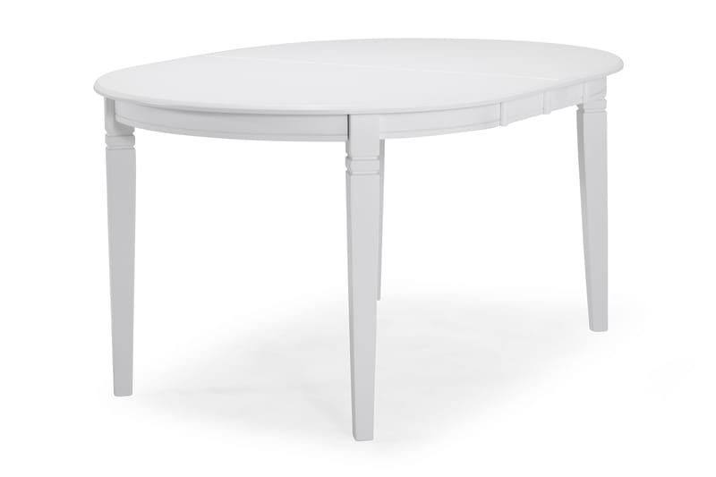 Läckö Udvideligt Spisebord 150 cm Oval - Hvid - Spisebord og køkkenbord