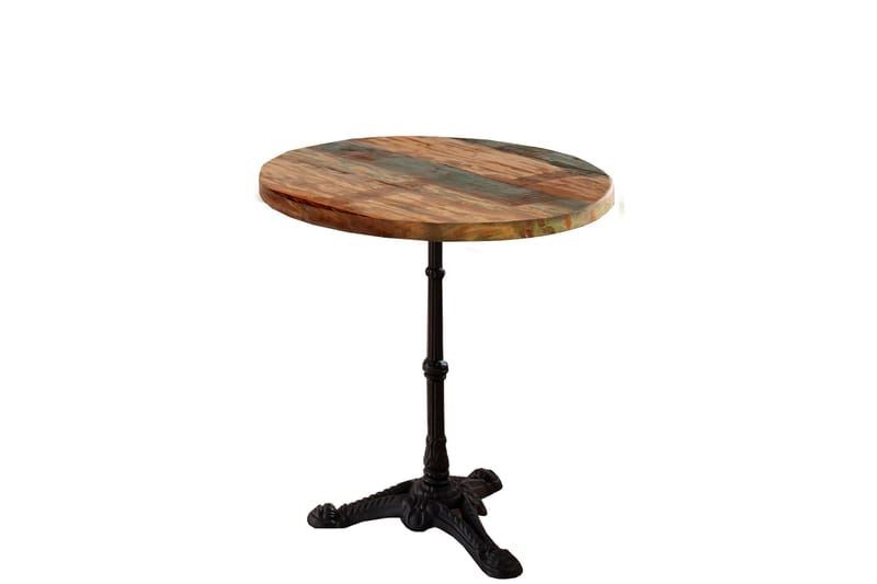 Laikera Spisebord 60 cm - Genbrugt Træ/Sort - Spisebord og køkkenbord
