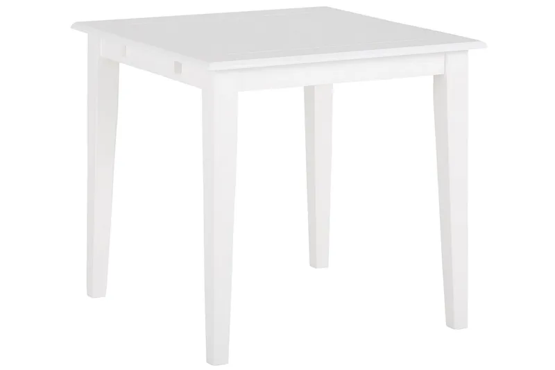 Laios Lille Kvadratisk Spisebord 80 cm i Træ - Hvid - Møbler - Borde - Spisebord og køkkenbord