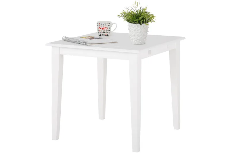 Laios spisebord 80 cm - hvid - Møbler - Borde - Spisebord og køkkenbord