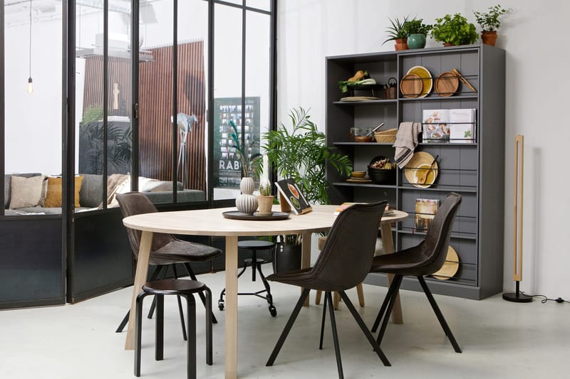 Lange Jan Udvideligt Spisebord 120 cm Rund - Eg - Møbler - Borde - Spisebord og køkkenbord