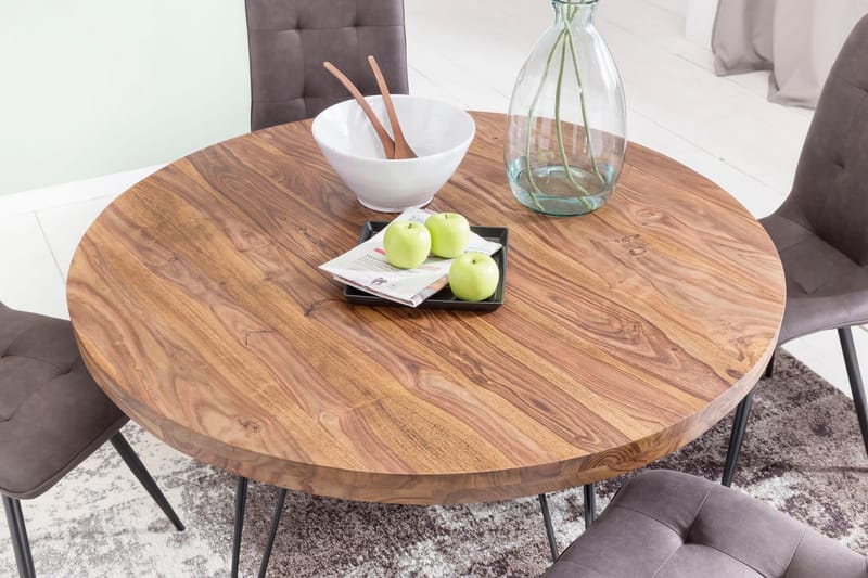 Langner Spisebord 120 cm - Træ / natur - Spisebord og køkkenbord