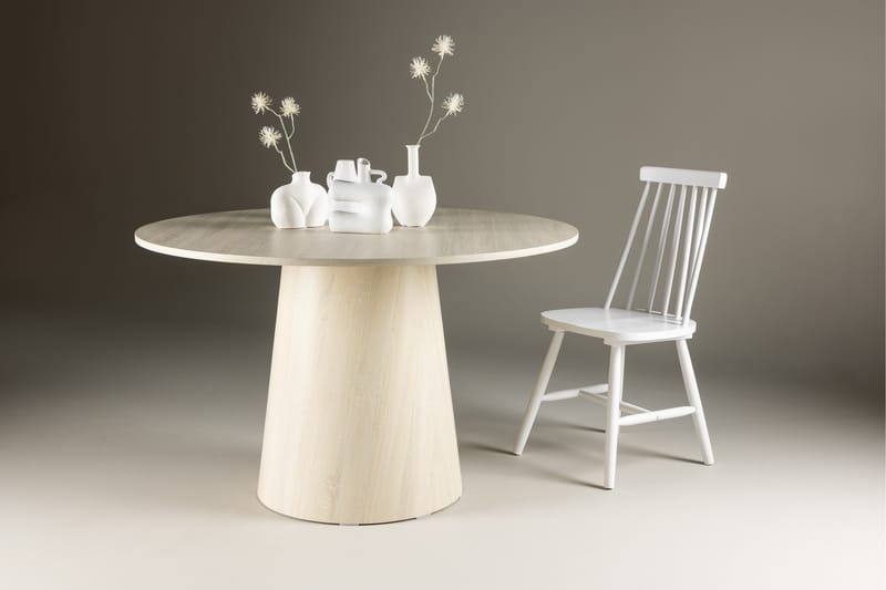 Lanzo Spisebord 120 cm Whitewash - Venture Home - Spisebord og køkkenbord