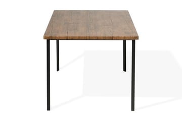Laredo Rektangulært Spisebord 150 cm i Metal med Valnøddeudseende - Mørkebrun - Møbler - Borde - Spisebord og køkkenbord