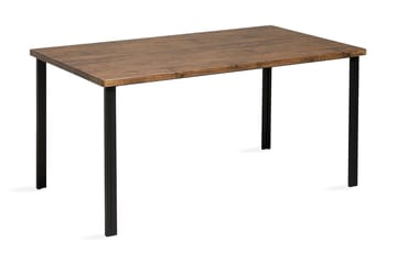 Laredo Rektangulært Spisebord 150 cm i Metal med Valnøddeudseende - Mørkebrun - Møbler - Borde - Spisebord og køkkenbord