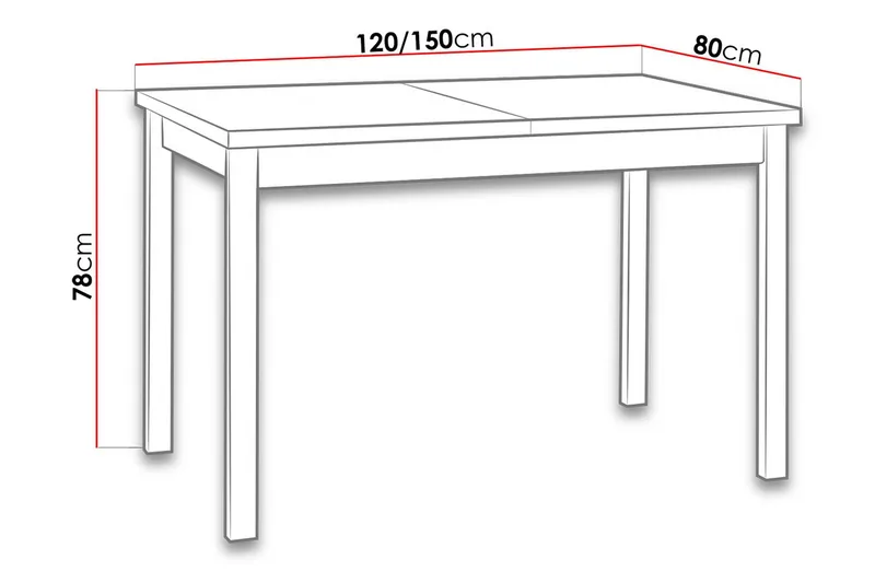Lawan Spisebord - Eg/Hvid - Møbler - Borde - Spisebord og køkkenbord