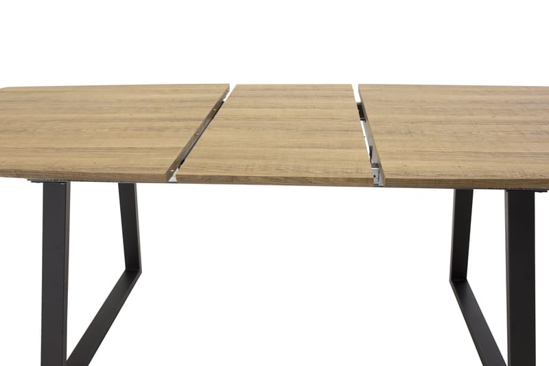 Leah Udvideligt Spisebord - Træ/Sort - Spisebord og køkkenbord