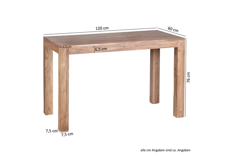 Lemahieu tæppe 120 cm - Træ / natur - Møbler - Borde - Spisebord og køkkenbord